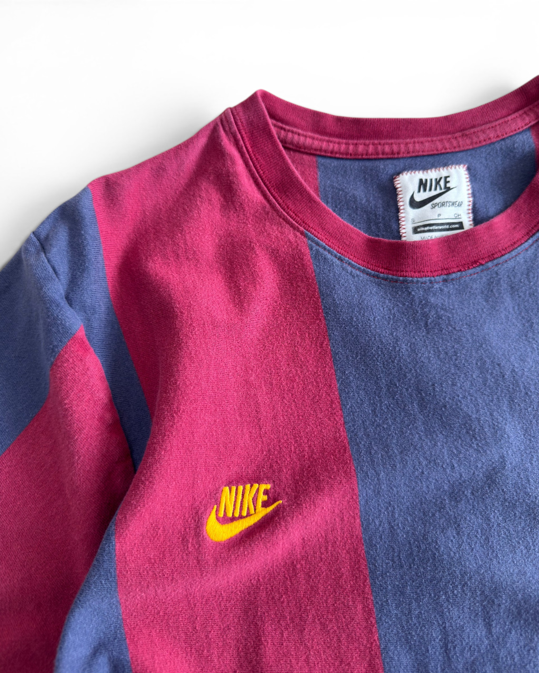 Nike FC Barcelona Striped Crest Tee