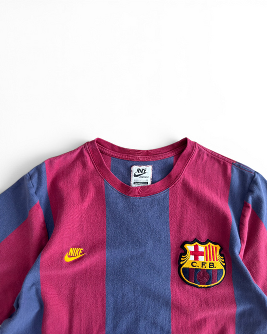 Nike FC Barcelona Striped Crest Tee